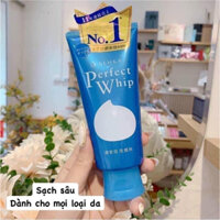 Sữa rửa mặt tạo bọt chiết xuất tơ tằm trắng Senka Perfect Whip 120g