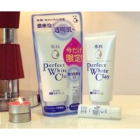 Sữa Rửa Mặt Tạo Bọt Chiết Xuất Đất Sét Trắng Senka Perfect White Clay 120g Authentic