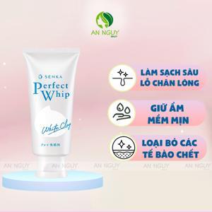 Sữa rửa mặt chiết xuất đất sét trắng Senka Perfect White Clay 120g