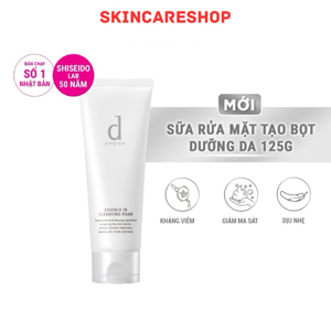 Sữa Rửa Mặt Tạo Bọt D Program Essence In Cleansing Foam Dưỡng Da 120g
