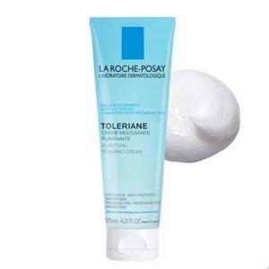 Sữa rửa mặt tạo bọt dành cho da hỗn hợp và da dầu quá nhạy cảm - Toleriane Purifying Foaming Cream - La Roche Posay - 125ml