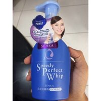 Sữa Rửa Mặt Tạo Bọt Dành Cho Da Khô & Thường SENKA Speedy Perfect Whip Moist Touch 150ml