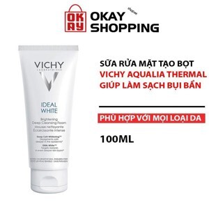 Sữa rửa mặt tạo bọt dưỡng trắng da Ideal white brightening deep cleansing foam 100ml