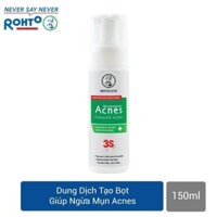 Sữa rửa mặt Tạo Bọt Giúp Ngừa Mụn Acnes Foaming Wash 150ml