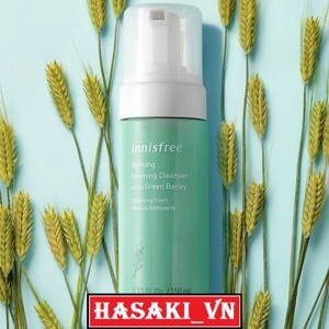 Sữa rửa mặt tạo bọt Innisfree Green Barley Bubble