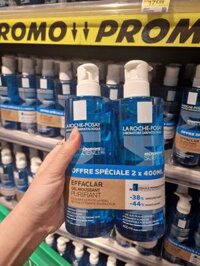 Sữa Rửa Mặt Tạo Bọt LA ROCHE-POSAY Effaclar cho da dầu nhạy cảm 300ml