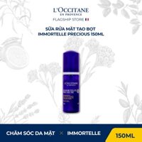 Sữa Rửa Mặt Tạo Bọt L'Occitane Immortelle Precious 150ml