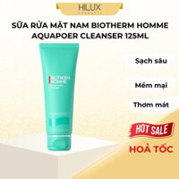 Sữa rửa mặt tạo bọt sạch sâu Biotherm aquapower cleanser