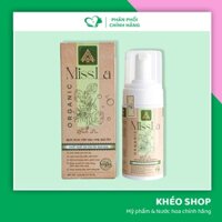 Sữa Rửa Mặt Tạo Bọt Sẵn Dịu Nhẹ Miss La Organic Chiết Xuất Cây Phỉ - 110ml
