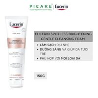 Sữa Rửa Mặt Tạo Bọt Trắng Da Eucerin Utra White Spotless 150g