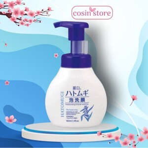 Sữa rửa mặt tạo bọt ý dĩ hatomugi the facial whip 160ml
