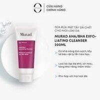 Sữa Rửa Mặt Tẩy Da Chết - Murad AHA/BHA Exfoliating Cleanser 200ml