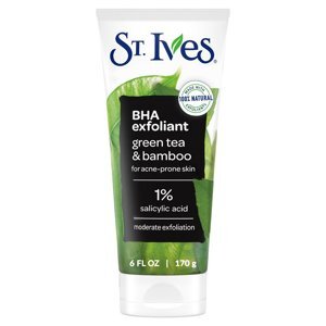 Sữa rửa mặt tẩy da chết St.Ives Blackhead Clearing Green Tea Scrub 170g