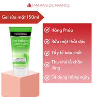 Sữa Rửa Mặt Tẩy Da Chết Neutrogena Anti-Brillance Citron Vert Gel Exfoliant 150ml