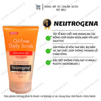 Sữa Rửa Mặt Tẩy Tế Bào Chết, Ngừa Mụn Neutrogena Oil-Free Daily Scrub Acne-Prone Skin 125ml