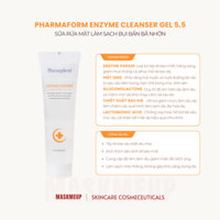 Sữa rửa mặt tẩy tế bào chết, làm sạch bụi bẩn, cấp ẩm Pharmaform Enzyme Cleanser Gel 150ml