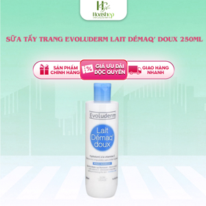 Sữa tẩy trang Evoluderm Lait Démaq doux 250ml