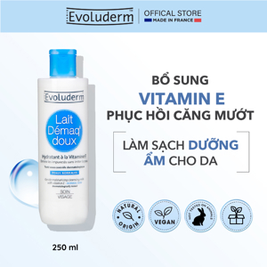 Sữa tẩy trang Evoluderm Lait Démaq doux 250ml