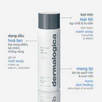 Sữa rửa mặt & tẩy trong 2 trong 1 Dermalogica Oil to foam total cleanser 250ml