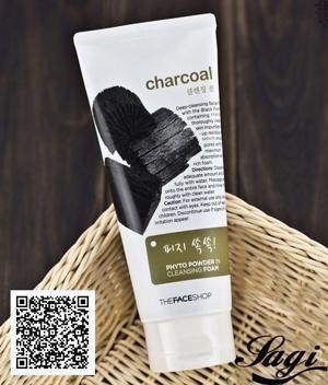 Sữa rửa mặt than Charcoal Phyto Powder In Cleansing Foam The face shop