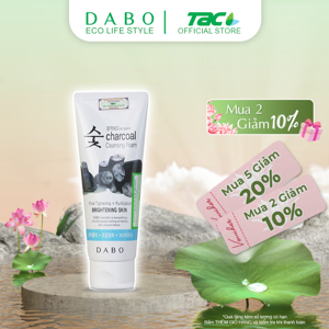 Sữa rửa mặt than hoạt tính Dabo Charcoal Cleansing Foam 150ml