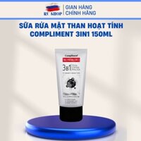 Sữa rửa mặt than hoạt tính Compliment 3in1 150ml