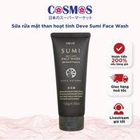 Sữa Rửa Mặt Than Hoạt Tính Deve Sumi Face Wash (170g)