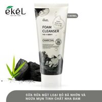 Sữa rửa mặt than hoạt tính Ekel 180ml