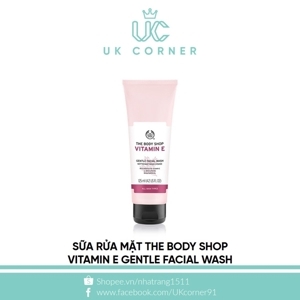 Sữa rửa mặt The Body Shop Vitamin E Gentle Facial Wash 125ml