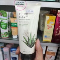 SỮA RỬA MẶT THE FACE SHOP Aloe & Green Tea – Herb Day 365 Master Blending Foaming Cleanser Nha Đam + Trà Xanh 170ML