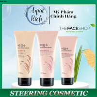 Sữa Rửa Mặt The Face Shop Gạo Rice Water Rice 100ml - 150ml - 300ml [Có Hạt - Không Hạt] - Steering Cosmetics