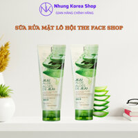 Sữa Rửa Mặt THE FACE SHOP  Jeju Aloe Fresh Soothing Foam Cleanser 150ml Làm Mềm Mịn Da