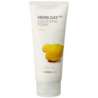 Sữa rửa mặt The FaceShop Chanh Herb Day 365 Lemon CLEANSING FOAM