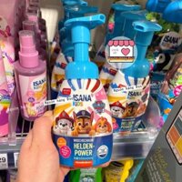 Sữa rửa mặt thuần chay cho bé Isana paw patrol chó cứu hộ (Chuẩn Đức) dạng bọt dành cho trẻ em bé trai,bé gái