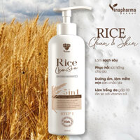 SỮA RỬA MẶT tinh chất cám gạo RICE CLEAN & SKIN 5in1
