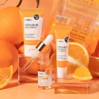 Sữa Rửa Mặt Tinh Chất Kem Dưỡng Mắt Vitamin C Bộ Chăm Sóc Da Mặt Dưỡng Ẩm Da D9p5