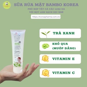 Sữa rửa mặt tinh chất vitamin E và trà xanh Lanopearl 250ml