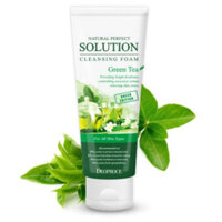 Sữa Rửa Mặt Trà Xanh Deoproce Natural Perfect Solution Cleansing Foam Green Tea 170g