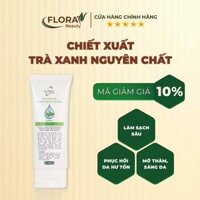 Sữa Rửa Mặt Trà Xanh Làm Sạch Sâu FLORA BEAUTY Natural Cleansing Foam 100ml - Hàng Chính Hãng