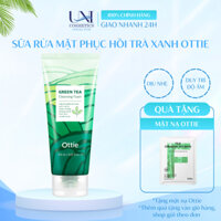 Sữa Rửa Mặt Trà Xanh Ottie Green Tea Cleansing Foam Sữa Rửa Mặt Dịu Nhẹ 150ml