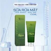 Sữa Rửa Mặt Trà Xanh Rau Má Sica White 100Ml, Ngăn Ngừa Và Hỗ Trợ Da Dầu Mụn - SICA WHITE