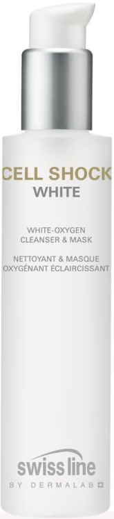Sữa rửa mặt trắng da Cell Shock White Oxygen Cleanser & Mask Swissline