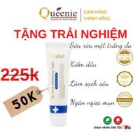 Sữa rửa mặt trắng da, kiềm dầu Ac pure Queenie Hàn Quốc 100ml ( trải nghiệm 20ml)