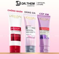 Sữa Rửa Mặt Trắng Da L'Oreal Paris (Revitalift Hyaluronic Acid / Cleansing Foam / Glycolic (AHA) Bright) 100ml (Loreal)