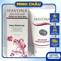 Sữa Rửa Mặt Trắng Da Ngừa Mụn HAVONA