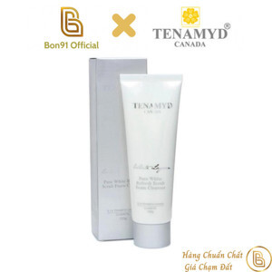 Sữa rửa mặt trắng da Tenamyd Pure White Refresh Scrub Foam Cleanser 120g