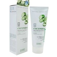 Sữa rửa mặt trắng mịn da chiết xuất dưa leo Dabo Hàn Quốc 180ml (MẪU MỚI)