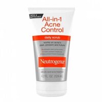 Sữa rửa mặt Trị mụn - Neutrogena All-in-1 Acne Control Daily 124ml