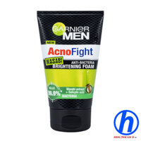 Sữa rửa mặt trị mụn cho nam Garnier Men AcnoFight Wasabi Thái Lan