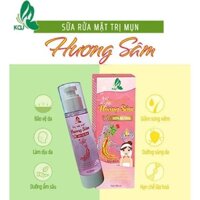 Sữa rửa mặt trị mụn đông y Hương Sâm.Làm sạch sâu, kiểm soát nhờn, ngăn ngừa mụn